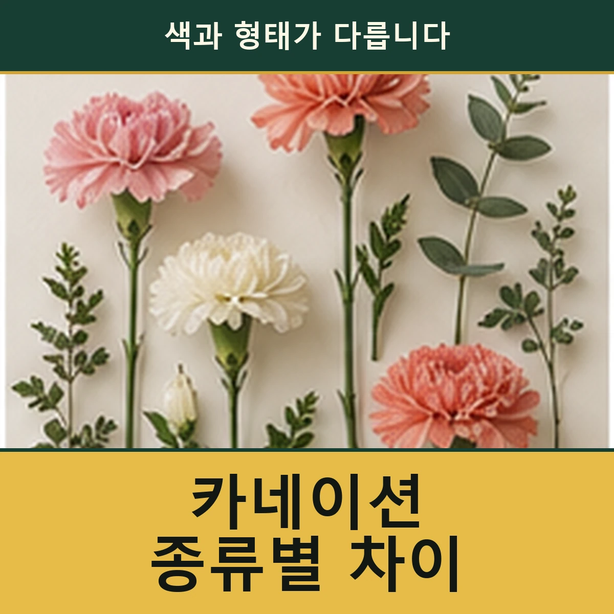 카네이션 선물, 색보다 목적과 관리부터 확인하세요 안내 이미지